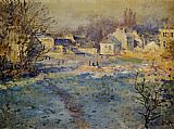 Claude Monet White Frost painting